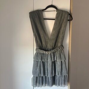 New silver dress perfect for New Years